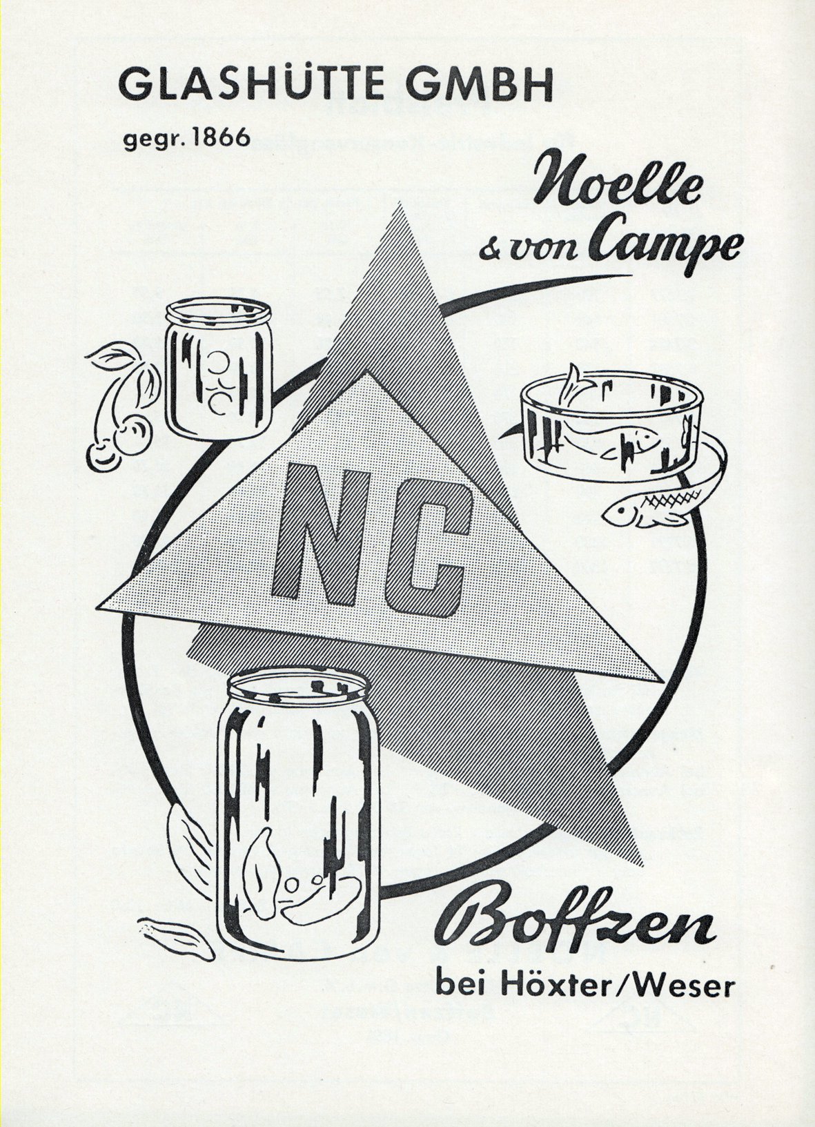Wachstum durch Glasverpackungen  Noelle & von Campe 1950-1980